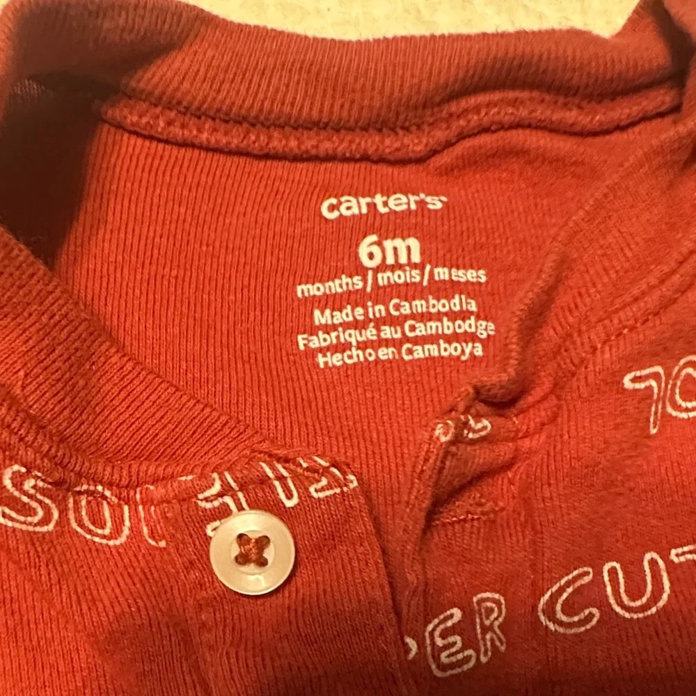 Carter's‎ Red and Blue Bodysuits set